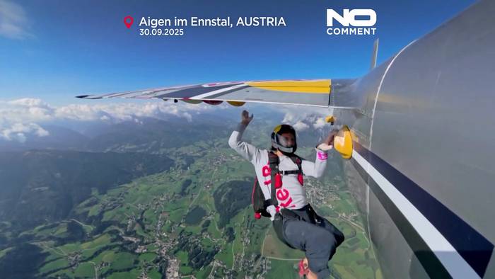 Video: Slowenischer Kletterer gelingt weltweit erste Besteigung im Gleitflug