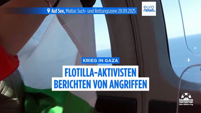 News video: 120 Seemeilen vor Gaza: Flotilla-Aktivisten berichten von Einschüchterungen