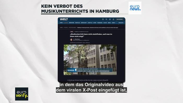 News video: Hat Hamburg Musikunterricht verboten, weil er 