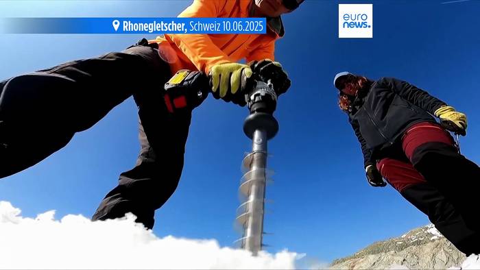 News video: Enorme Schmelze lässt Schweizer Gletscher dieses Jahr um 3% schrumpfen