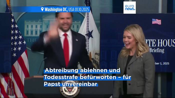 News video: Das sagt Papst Leo XIV. zu Abtreibung und Todesstrafe in den USA