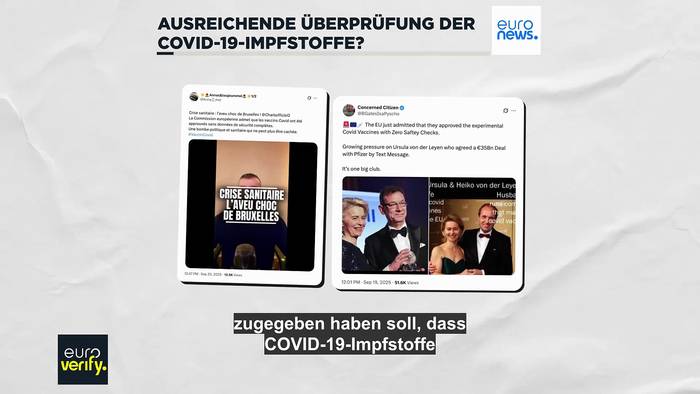 News video: Waren die COVID-Impfstoffe nicht ausreichend von der EU-Kommission geprüft?