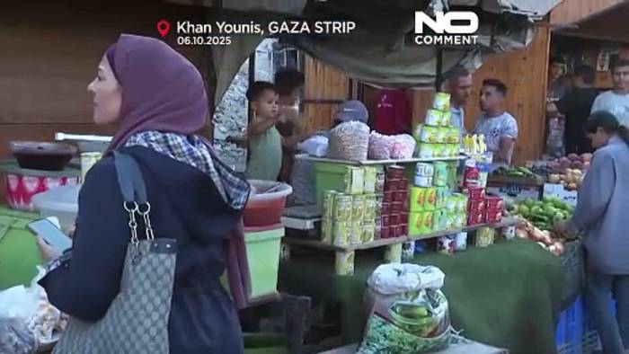 News video: Palästinenser in Gaza gedenken zwei Jahren Konflikt und Verlust