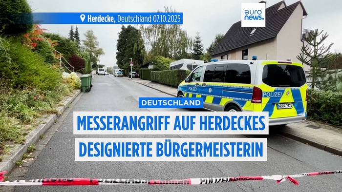 News video: SPD-Bürgermeisterin in Herdecke niedergestochen: Adoptivkinder festgenommen