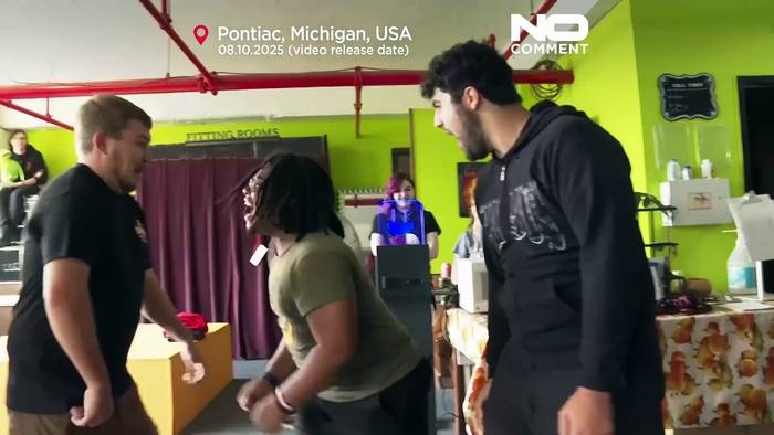 Video: Detroit: Spukhaus zählt Besucher, die aus Angst fliehen