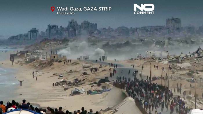 Video: Israelische Angriffe in Gaza trotz Ankündigung eines Waffenstillstands