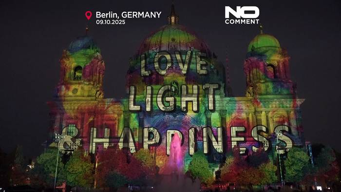 News video: Festival of Lights bringt Farbe und Kreativität in Berlins Nächte