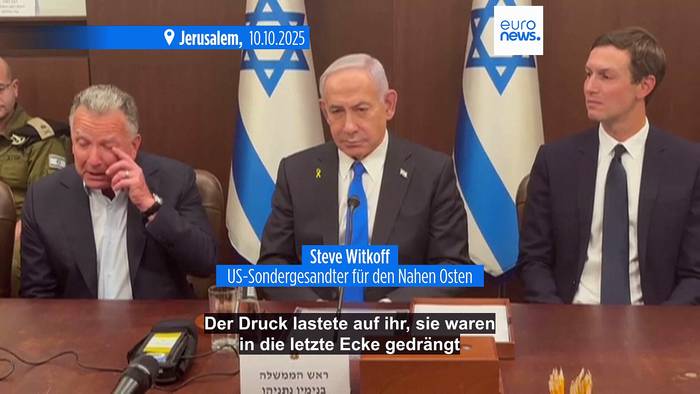 News video: Israelisches Kabinett billigt Gaza-Friedensplan