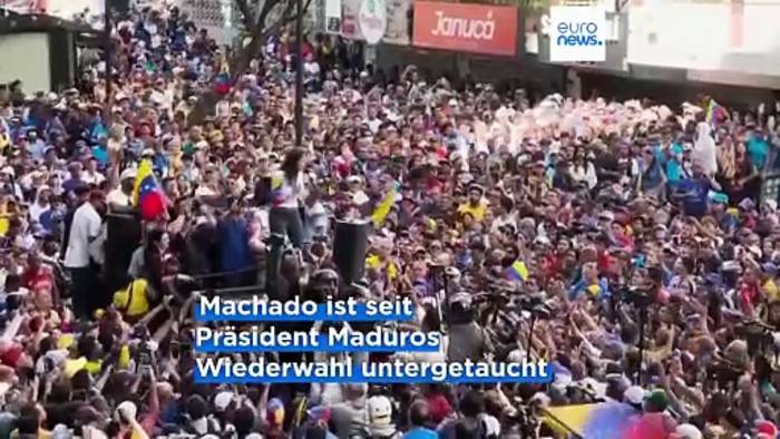 News video: Oppositionelle aus Venezuela: Friedensnobelpreis geht an María Corina Machado