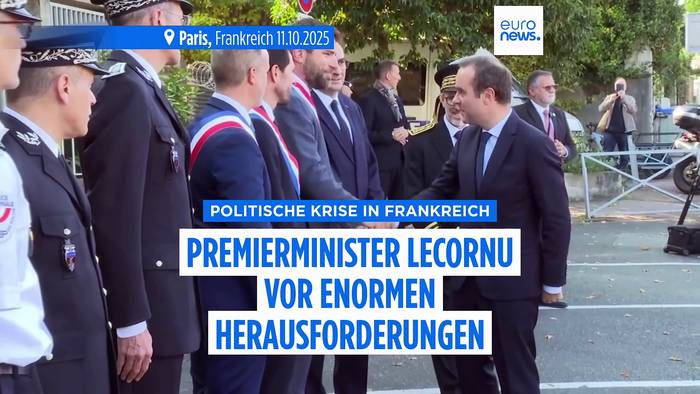 News video: Frankreichs Premier Lecornu: Seitenhieb auf andere Politiker