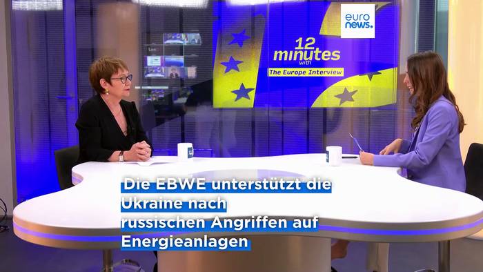 News video: EBRD-Chefin warnt: Ukraine steht vor schwierigem Winter