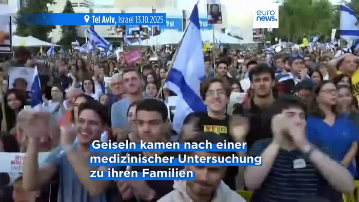 News video: Alle lebenden israelischen Geiseln frei - Netanjahu lobt und dankt Trump