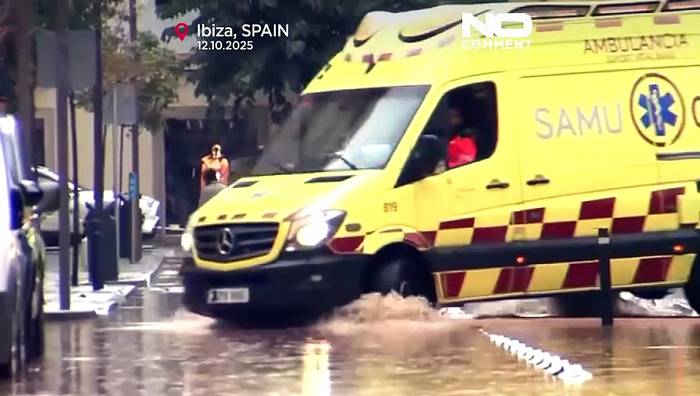 News video: Sturm Alice trifft Ostspanien und Balearen mit Überschwemmungen und Reisechaos