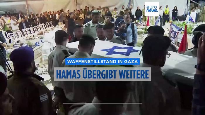 News video: Streit um Rückgabe der Leichen: Israel und Trump drohen Hamas mit Wiederaufnahme der Kämpfe in Gaza