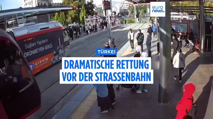 News video: Video: Rettung in letzter Sekunde in der Türkei