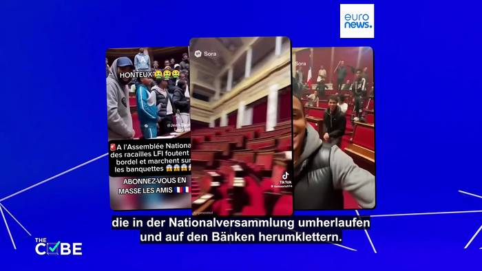 Video: Haben Teenager in der französischen Nationalversammlung Chaos angerichtet?