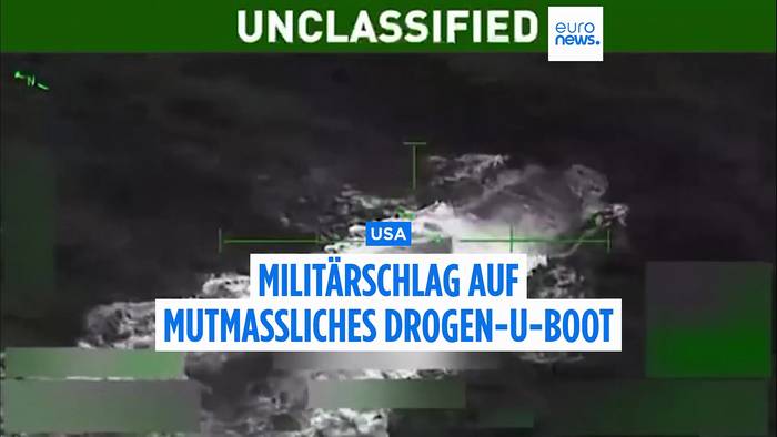 News video: Trump veröffentlicht Video: US-Militär zerstört mutmaßliches Drogen-U-Boot in der Karibik