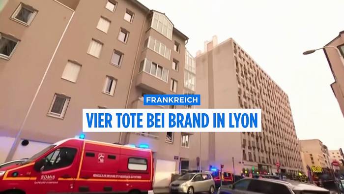 News video: Tödlicher Brand in Lyon: Vier Menschen in illegaler Kellerwohnung umgekommen