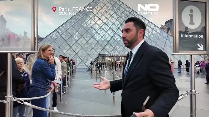 News video: Louvre bleibt nach dreistem Raubüberfall am Tag geschlossen