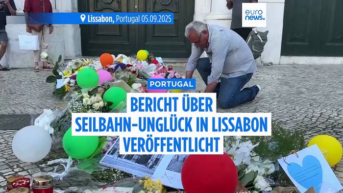 News video: Verbindungskabel war nicht zugelassen - Bericht über Seilbahnunglück in Lissabon veröffentlicht