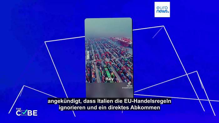 News video: Gegen EU-Regeln: Hat Giorgia Meloni ein direktes Handelsabkommen mit den USA geschlossen?