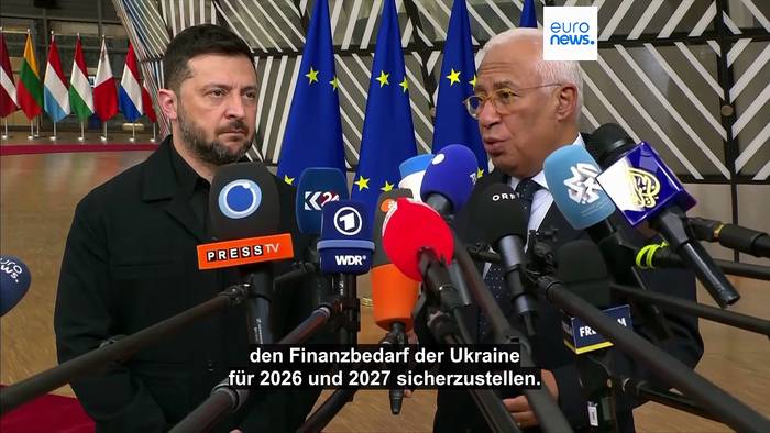 News video: Eingefrorene Russen-Gelder für die Ukraine? EU entscheidet in Brüssel