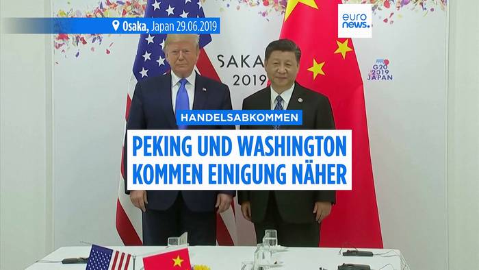 Video: Handelsabkommen zwischen den USA und China vor Treffen zwischen Trump und Xi in greifbarer Nähe