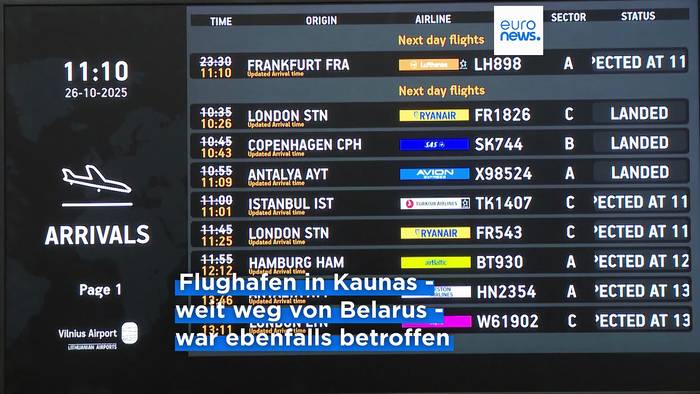 News video: Ballonvorfälle: Litauen plant längere Schließung der belarussischen Grenzübergänge