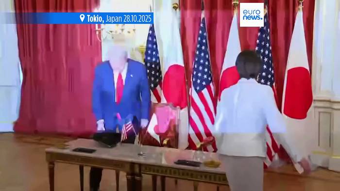 News video: Japans neue Hardliner-Ministerpräsidentin rollt Trump den roten Teppich aus
