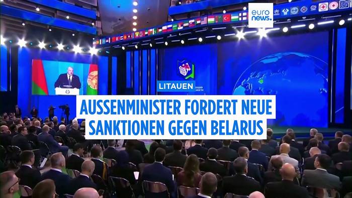 News video: Litauischer Außenminister fordert EU auf, Belarus zu sanktionieren
