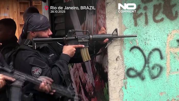 News video: Großrazzia der Polizei in Rio de Janeiro: 60 Verdächtige tot