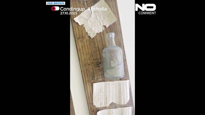 News video: Über hundert Jahre später taucht Flaschenpost von Soldaten des Ersten Weltkriegs in Australien auf