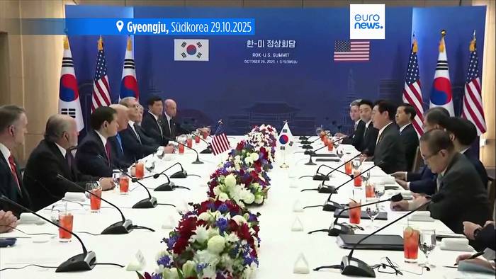 News video: Trump bekommt in Südkorea viele Geschenke und einen Handelsdeal