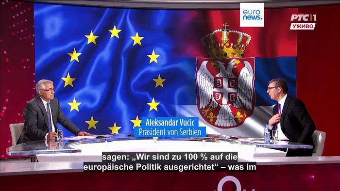 News video: Serbiens EU-Beitritt in weiter Ferne? Nur noch 40 Prozent der Serben sind dafür