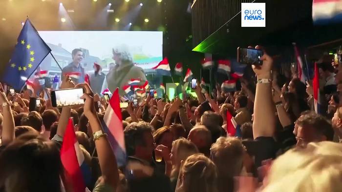 News video: Niederlande: Comeback der Linksliberalen D66, Wilders PVV bleibt wohl stärkste Kraft