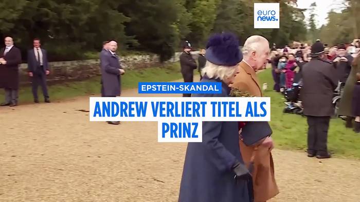 News video: Prinz Andrew verliert den Titel 
