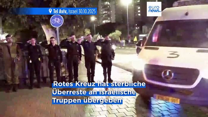 News video: Hamas übergibt Israel die sterblichen Überreste von zwei weiteren Geiseln