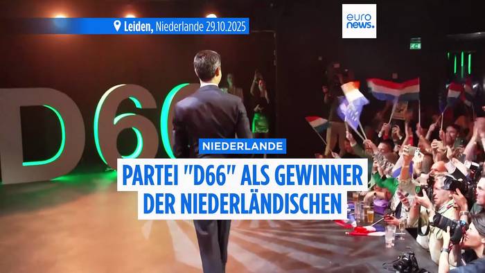 News video: Politischer Umbruch in den Niederlanden? D66 gewinnt Parlamentswahl
