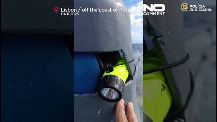 News video: Portugal fängt Narco-U-Boot mit 1,7 Tonnen Kokain auf dem Weg nach Europa ab