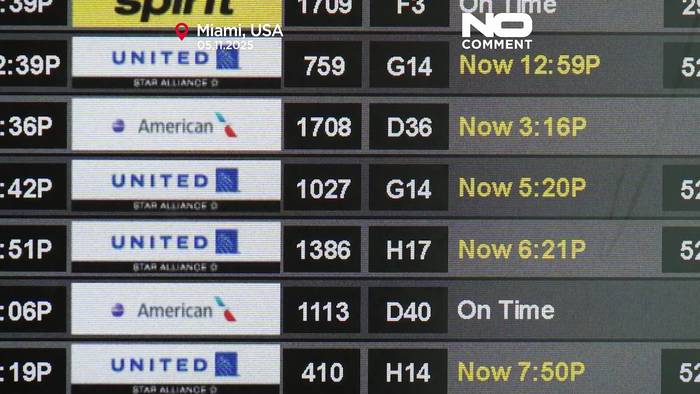 News video: US-Shutdown bringt massive Flugverspätungen und Flugausfälle
