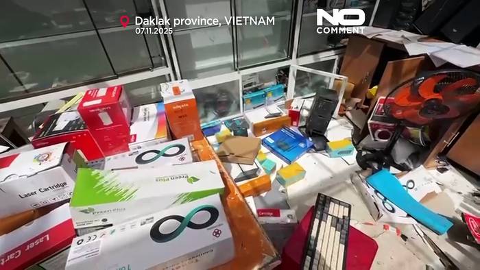 News video: Taifun Kalmaegi fordert mindestens fünf Tote in Zentralvietnam