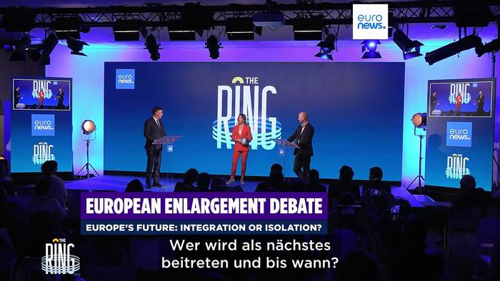 Video: MEPs streiten über das Thema EU-Erweiterung bei der Premiere von „The Ring“