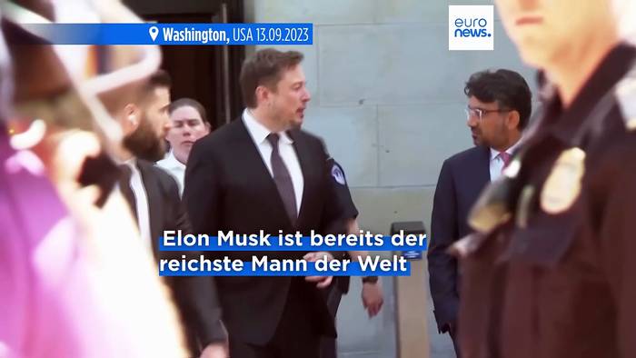 Video: Trotz Verkaufs-Einbruch: Tesla-Aktionäre billigen Billionen-Paket für Elon Musk