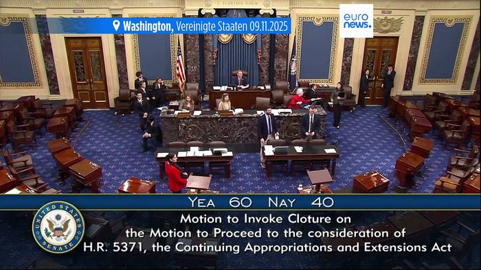 News video: Nach Rekord-Stillstand: Ende des längsten US-Shutdowns in Sicht