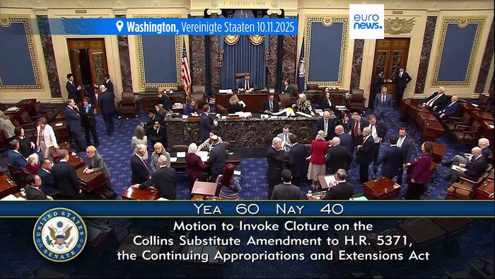 Video: Nach 41 Tagen Stillstand: US-Senat macht Weg frei für Shutdown-Ende