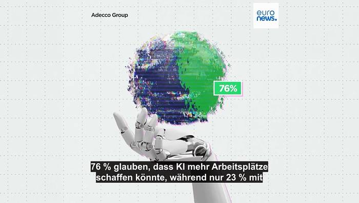 News video: KI am Arbeitsplatz: Arbeitnehmer in Europa zeigen sich bereit