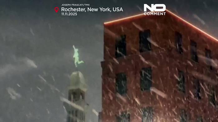 News video: Erster Schnee der Saison: Rekordkälte trifft den Südosten der USA, 18 Millionen unter Frostwarnung