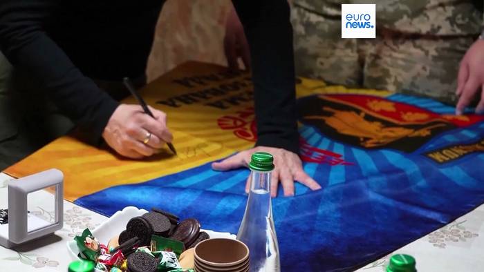 Video: Selenskyj besucht Front in Saporischschja