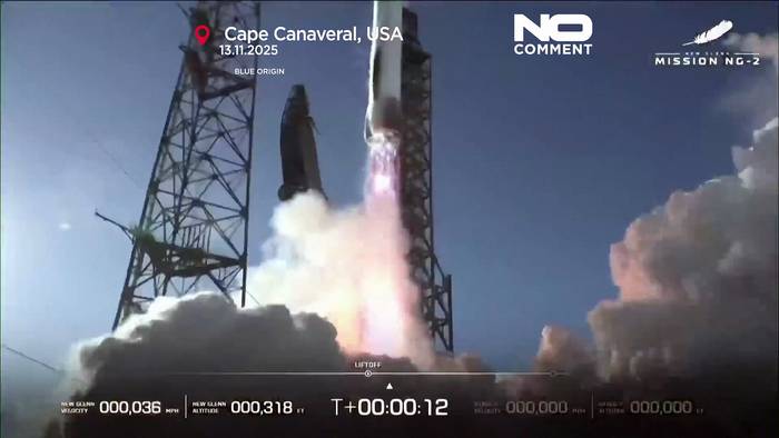 News video: Blue Origin startet zwei Mars-Orbiter der NASA, landet erstmals die Erststufe