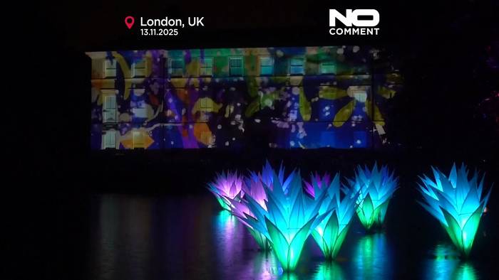 News video: Eine Million LEDs: Kew Gardens präsentiert neuen Weihnachtslichterpfad